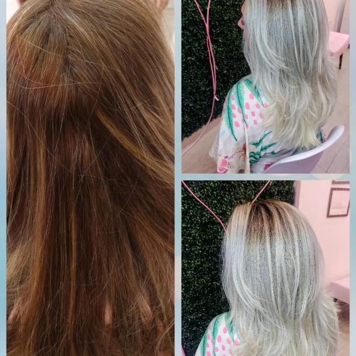 Mechas loiras(Tratamento e finalização incluso)