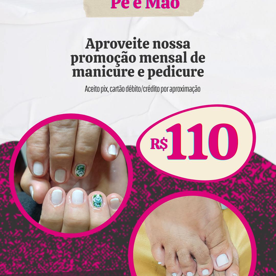 Pac Mensal Manicure/Pedicure