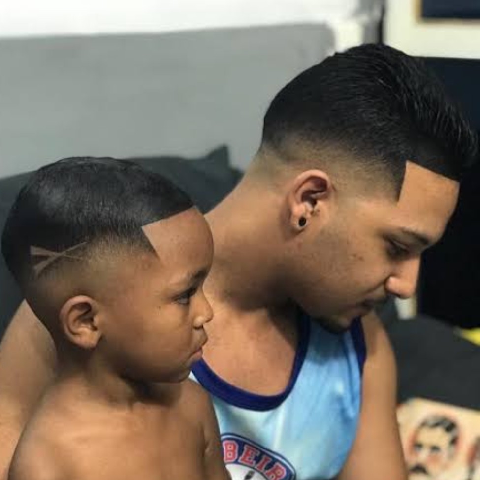 Navalhado + Pigmentação (Pai e Filho)