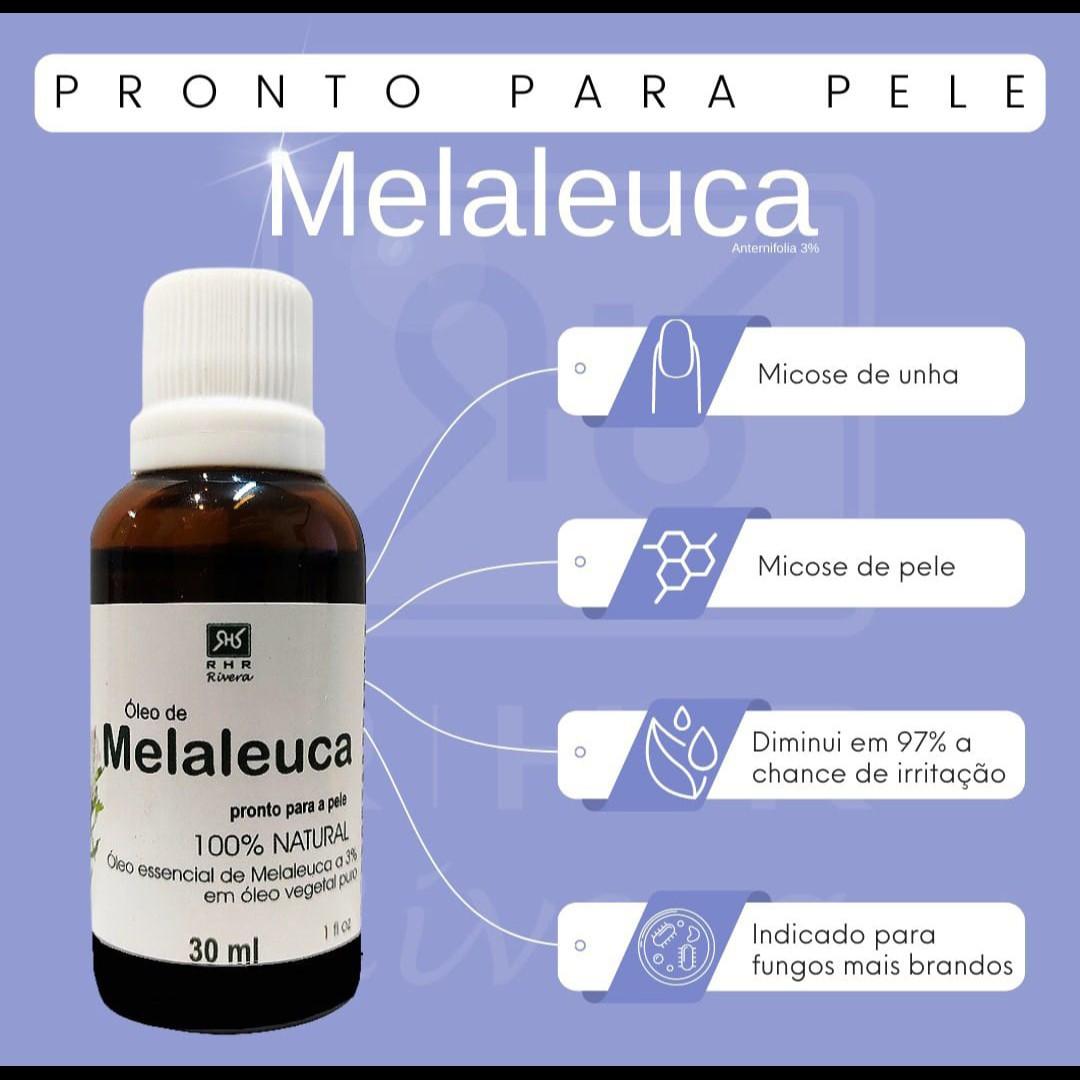 óleo vegetal com 3%melaleuca