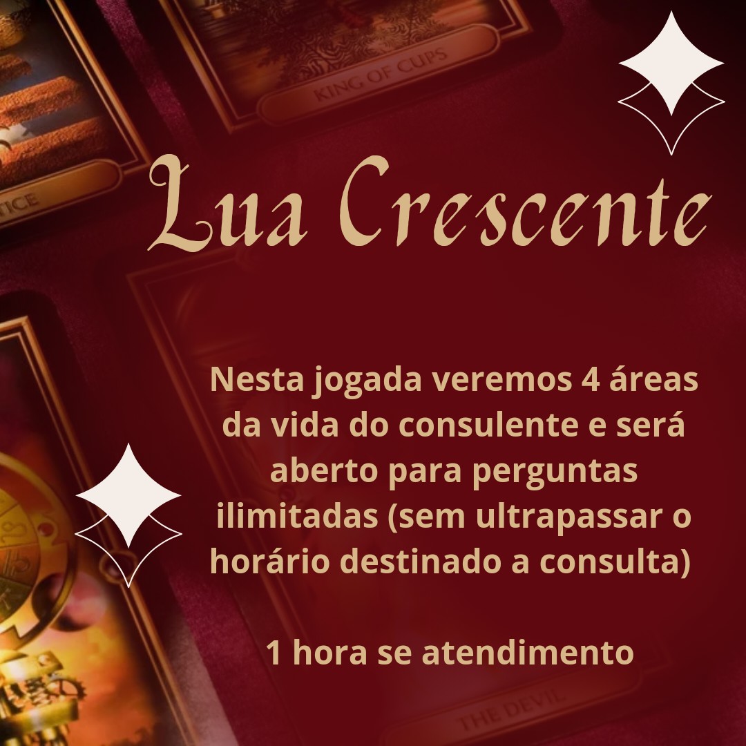 Lua Crescente (Leitura de Cartas)