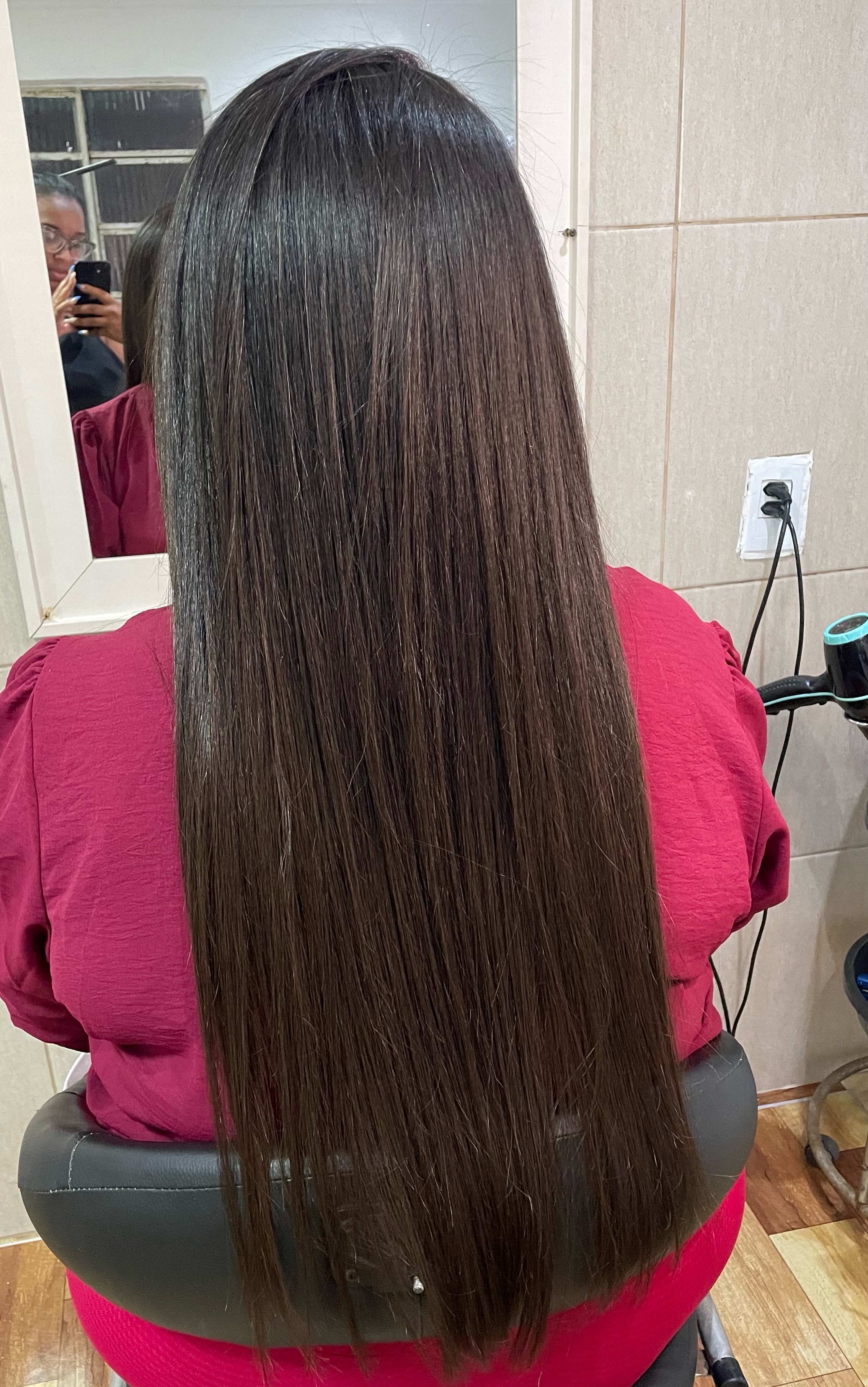 Progressiva cabelo todo Longo