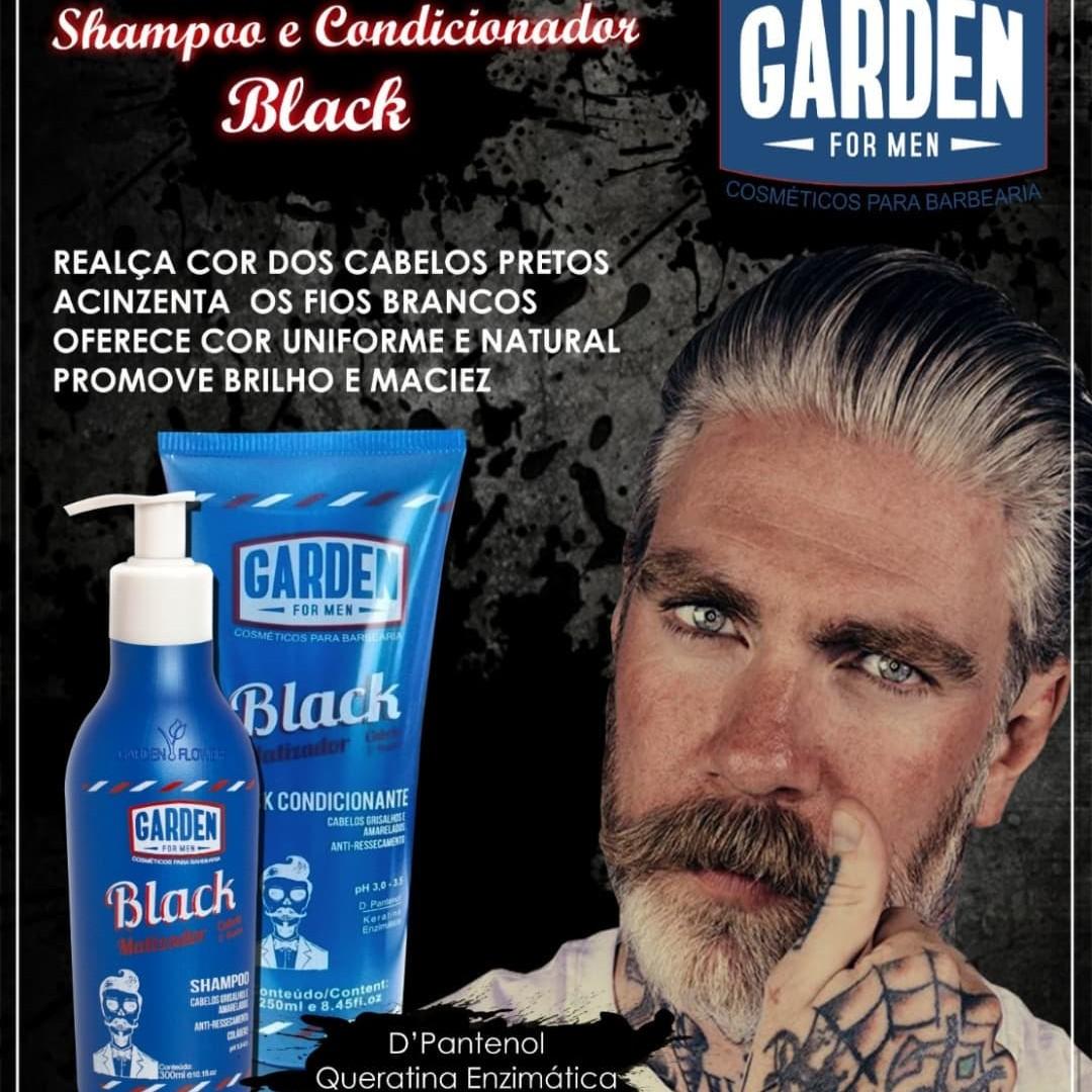 kit shampoo + condicionador BLACK