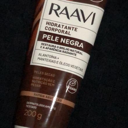 Hidratante Raavi pele Negra