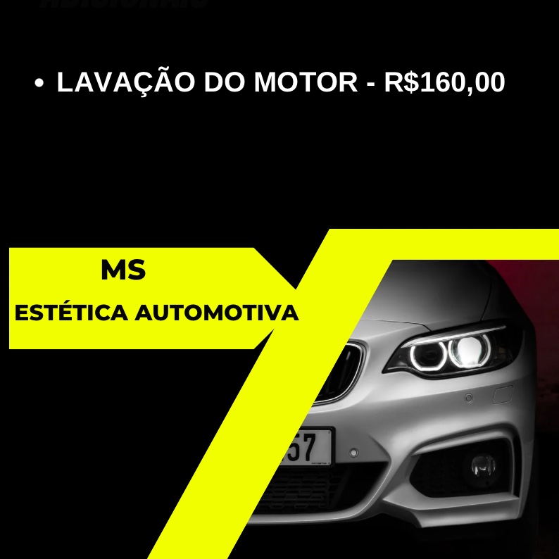 Lavação do motor