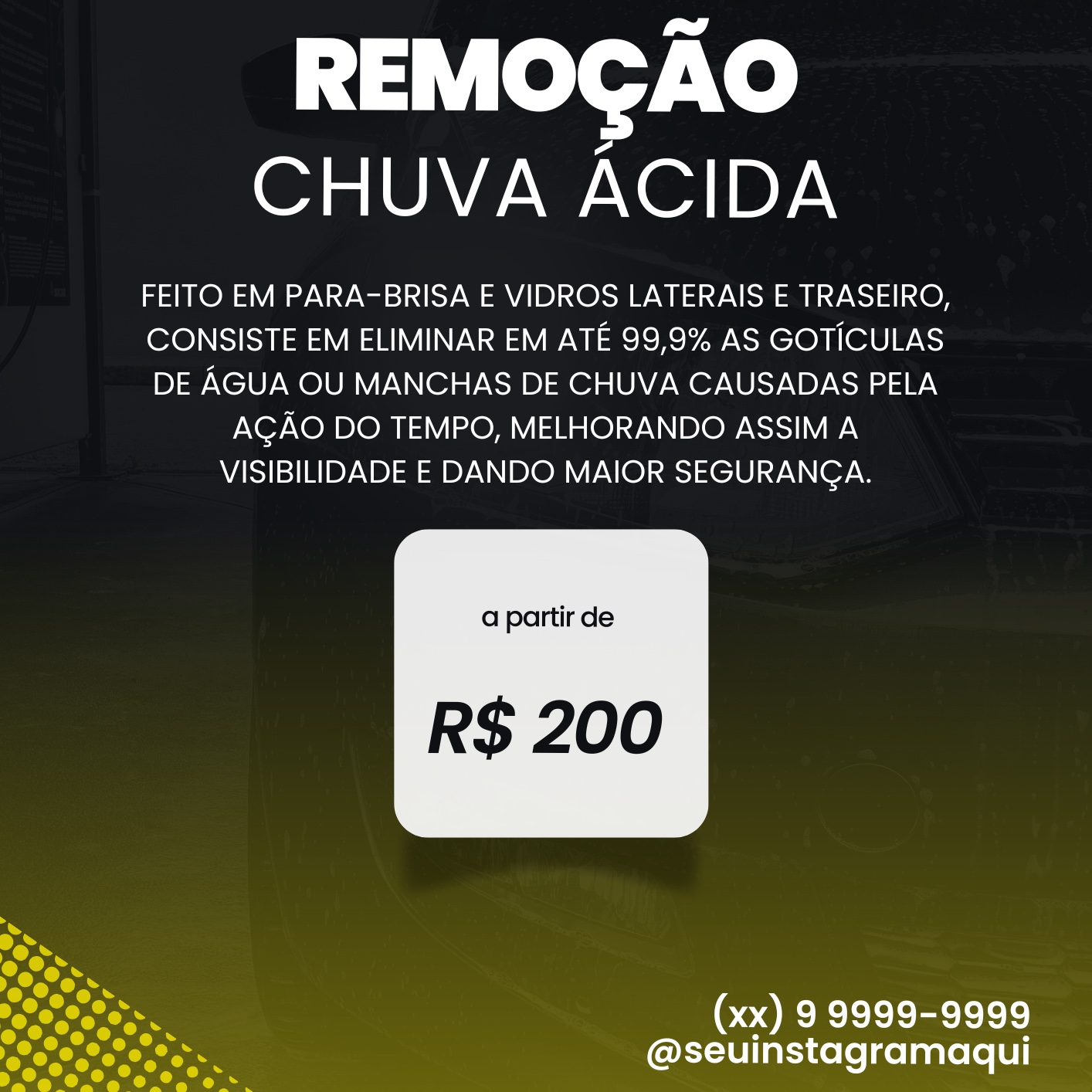 Remoção chuva ácida