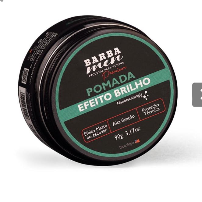 Pomada Modeladora Masculina Premium - Barba Men - 90G