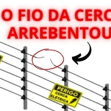 Manutenção cerca elétrica (esticar fios)