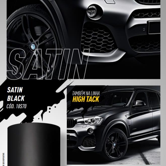 Satin black - Alltak - 1,38 metro linear