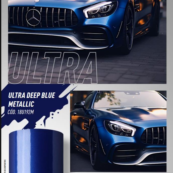 Ultra deep blue metallic - Alltak - 1,38 metro linear