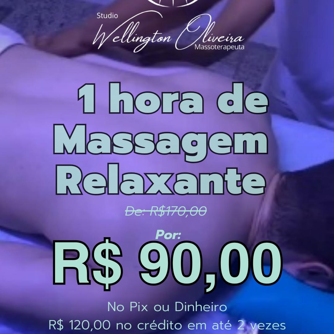 01 Sessão Massagem Relaxante (60min)