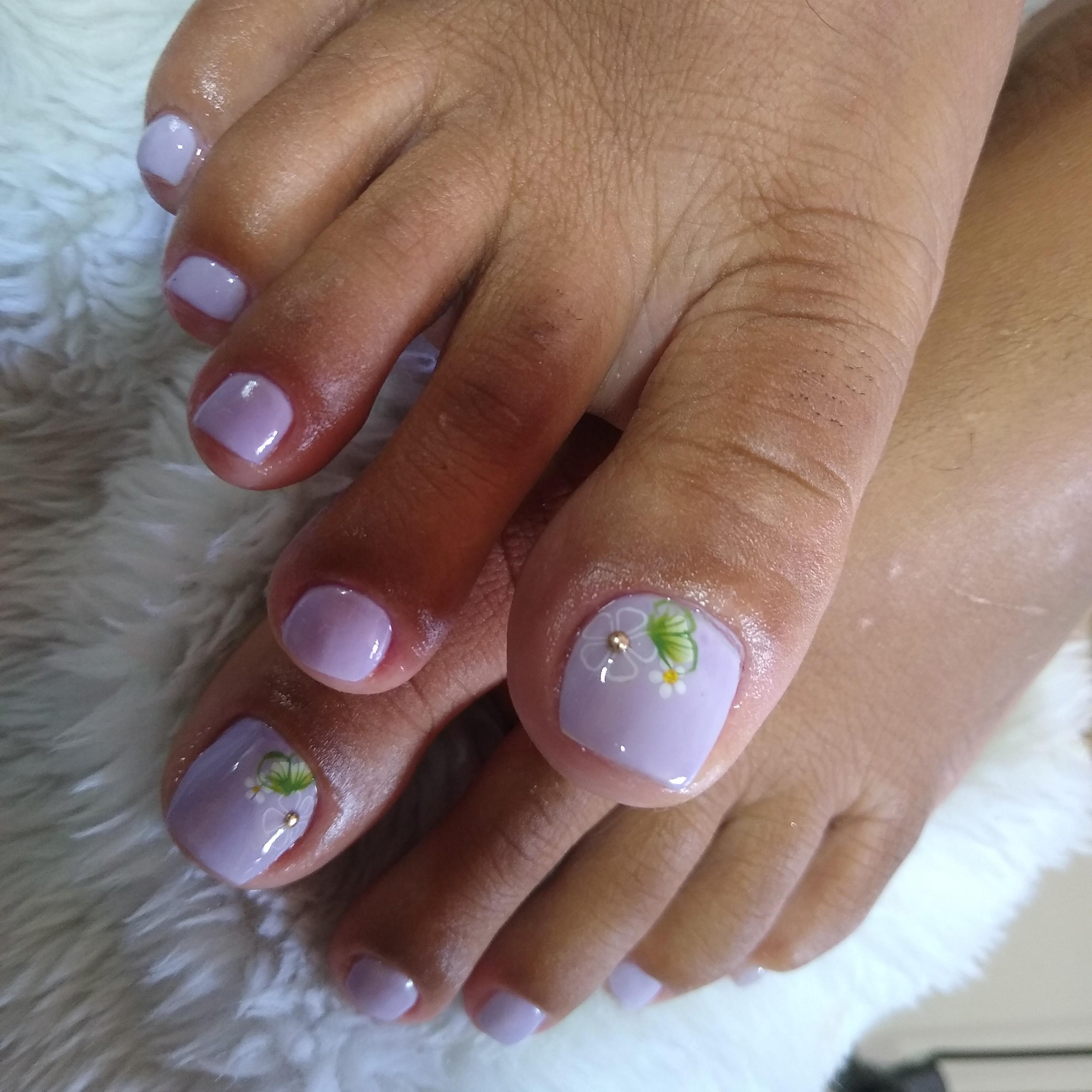 pedicure esmaltação em gel