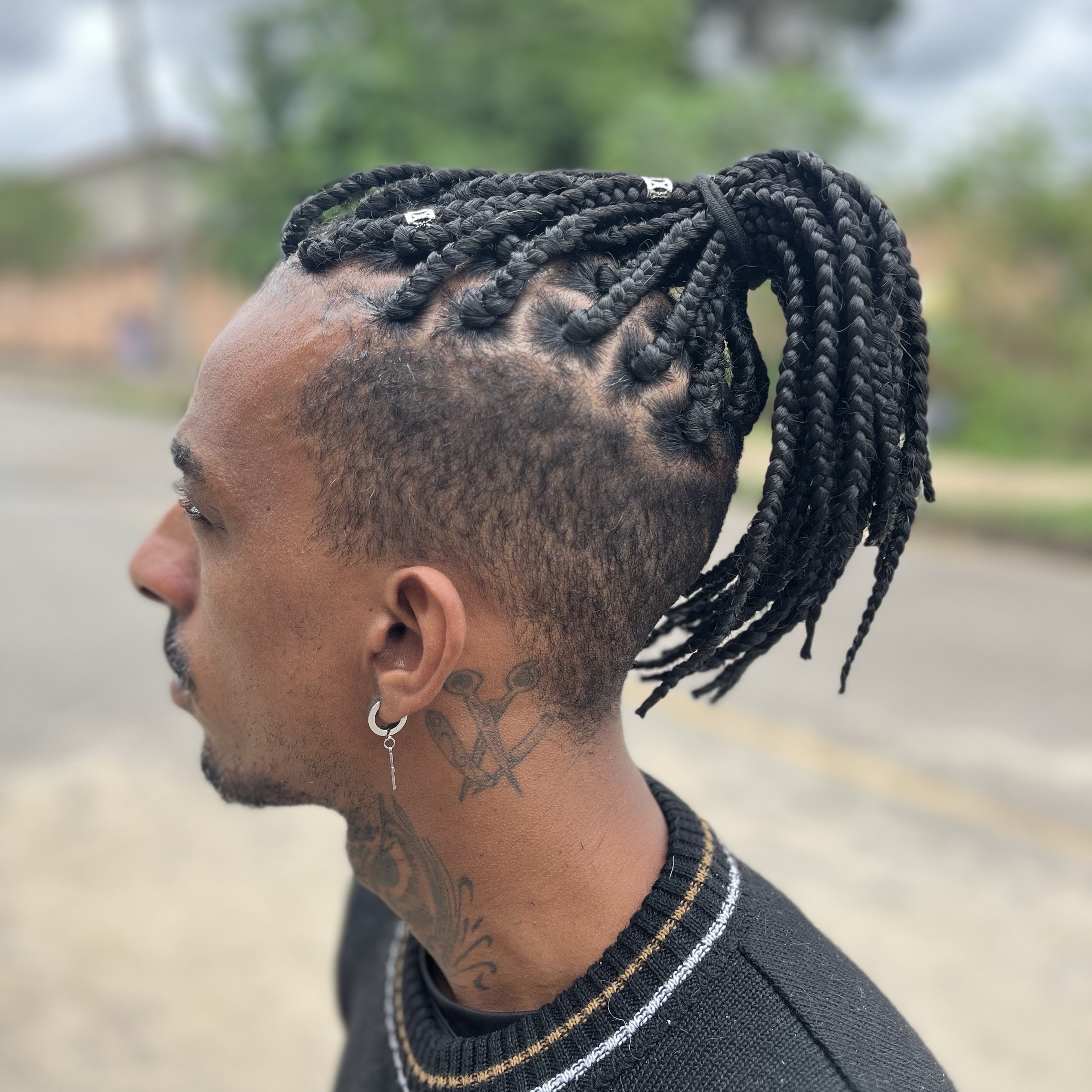 Box braids masculina