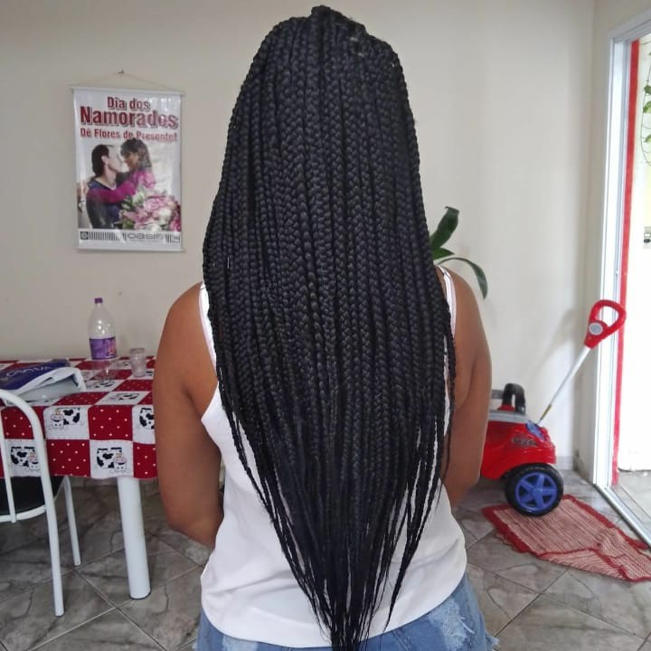 box braids ou Twist com material