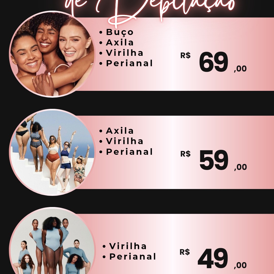 Axila+ Virilha + Perianal+ Buço