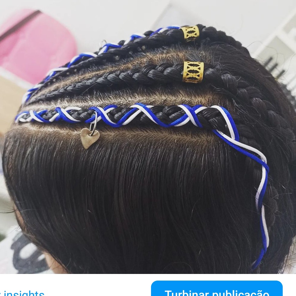tranças topo ou lateral