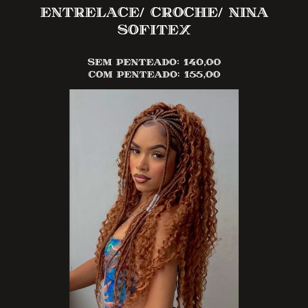 ENTRELACE, CROCHE BRAIDS, NINA SPFITEX