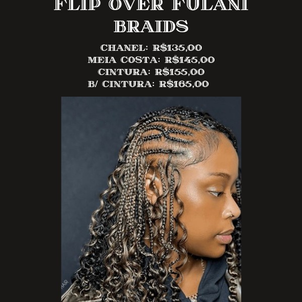 FLIP OVER FULANI BRAIDS