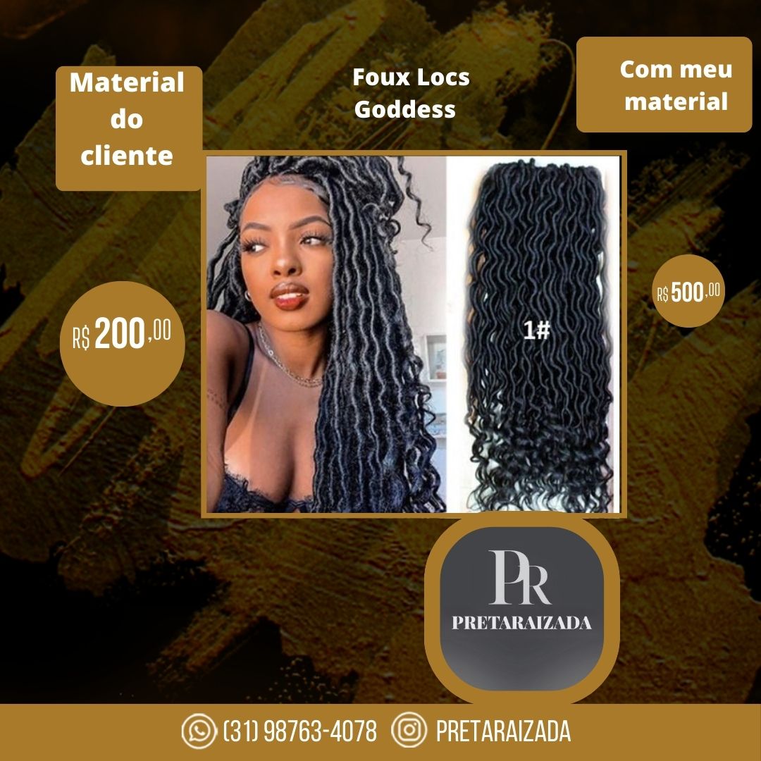 Faux Locs removível