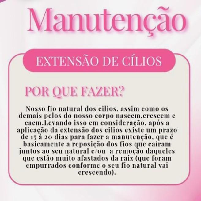 Manutenção de 15 a 20 dias