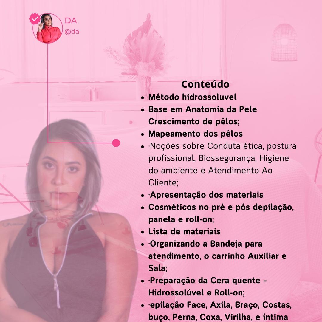 curso iniciante epiladora