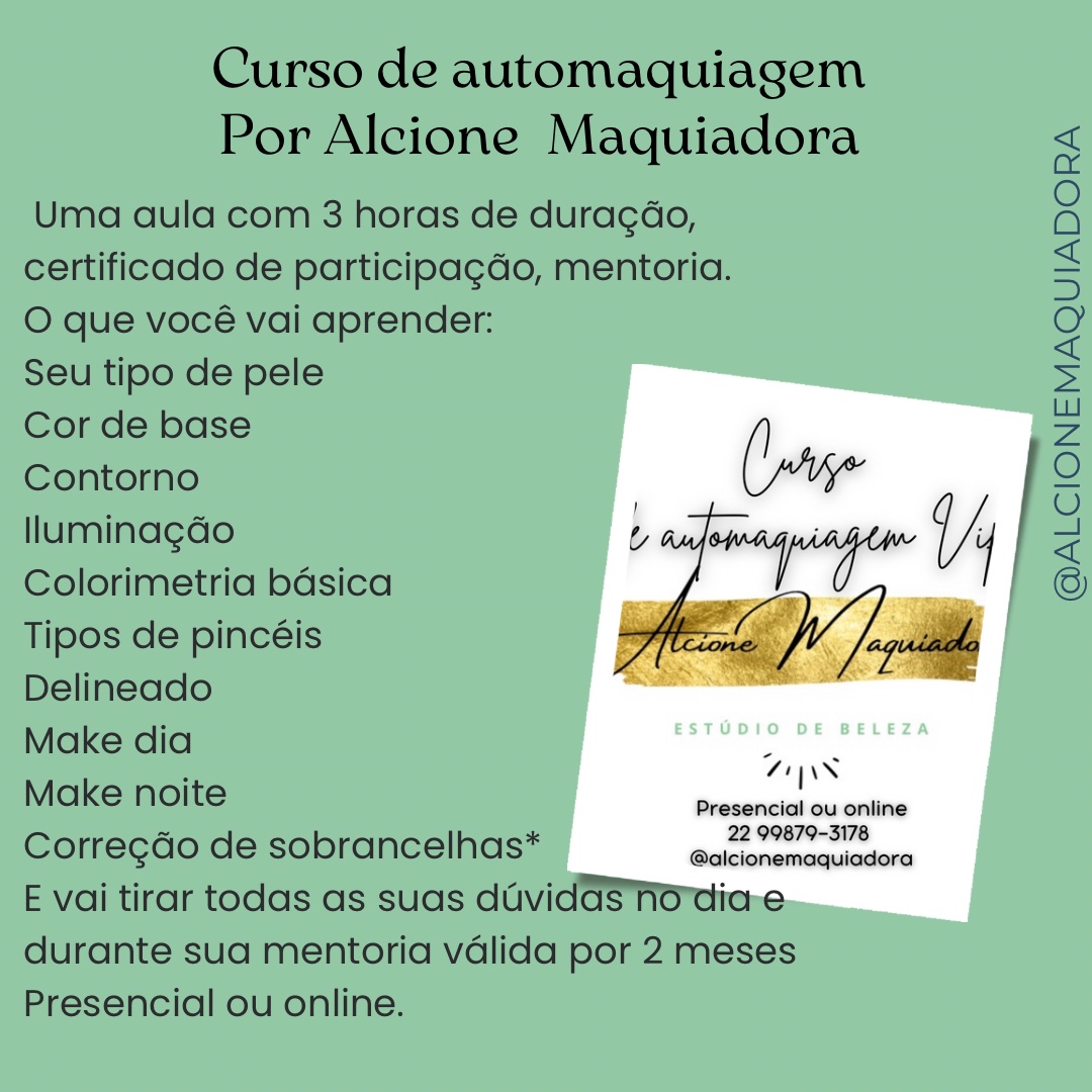Curso Automaquiagem presencial