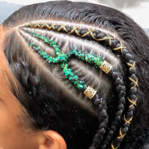 Trança Nagô Lateral