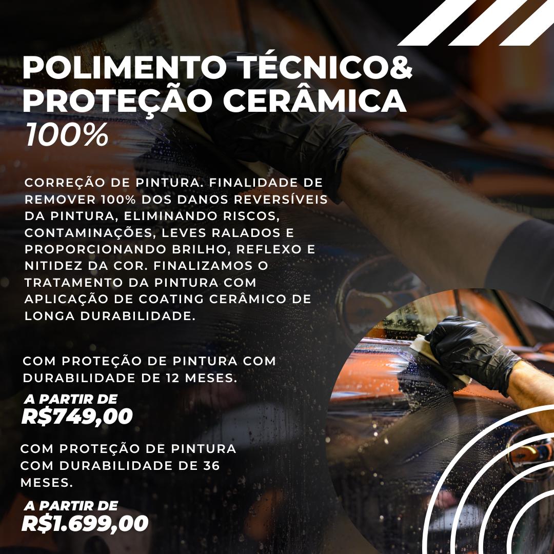 Polimento técnico e vitrificação apartir