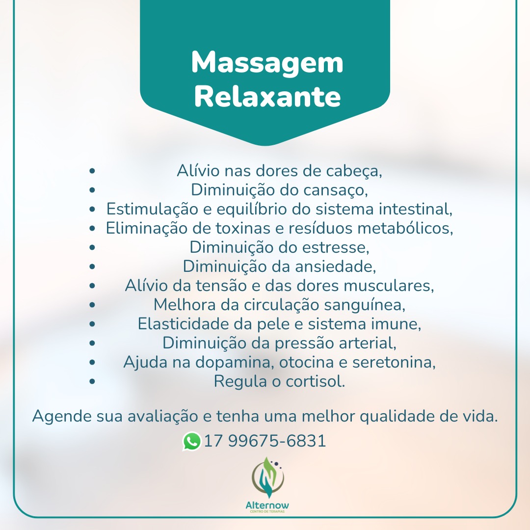 massagem Relaxante
