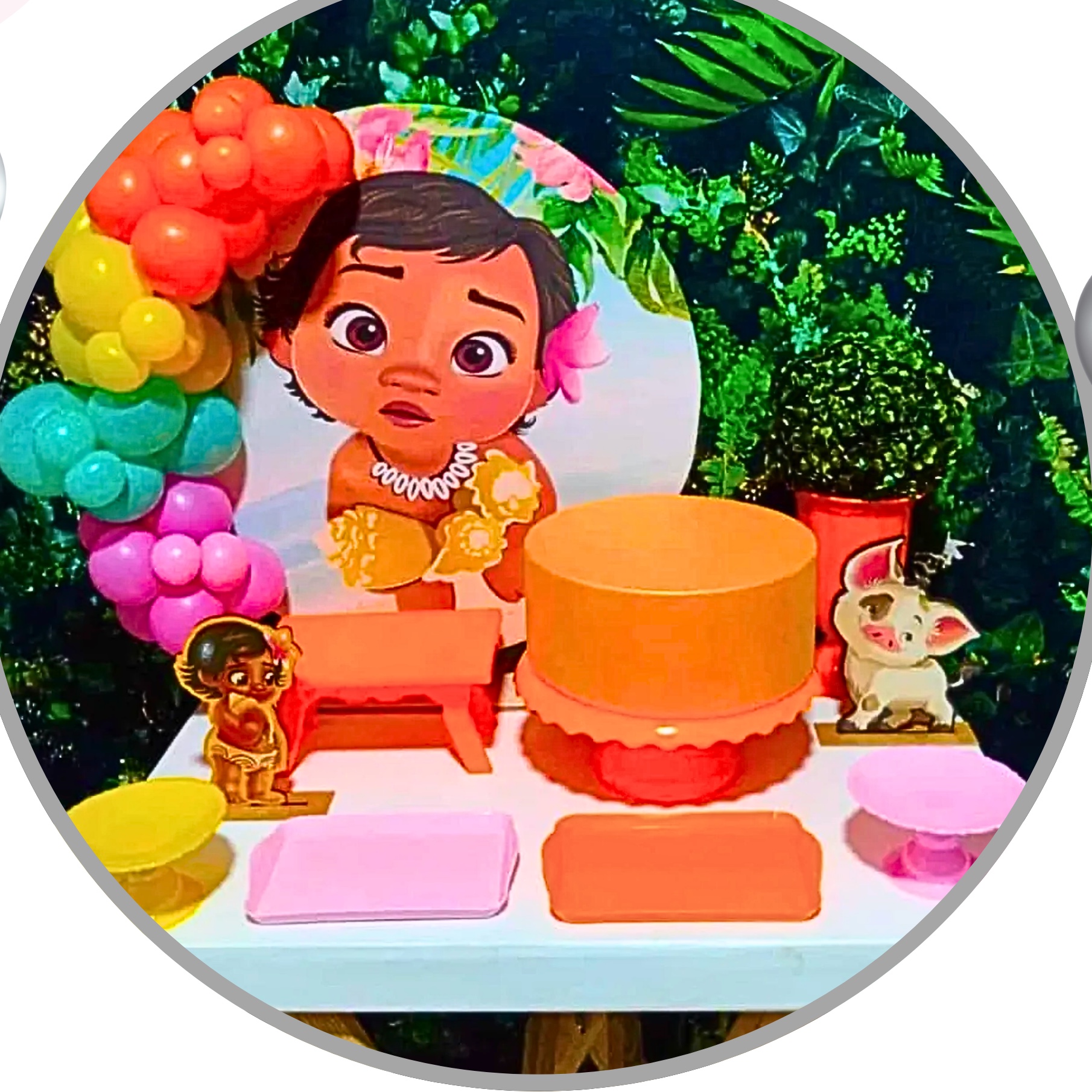 Mini Festa 2 Prata com Mini Arco de Balões