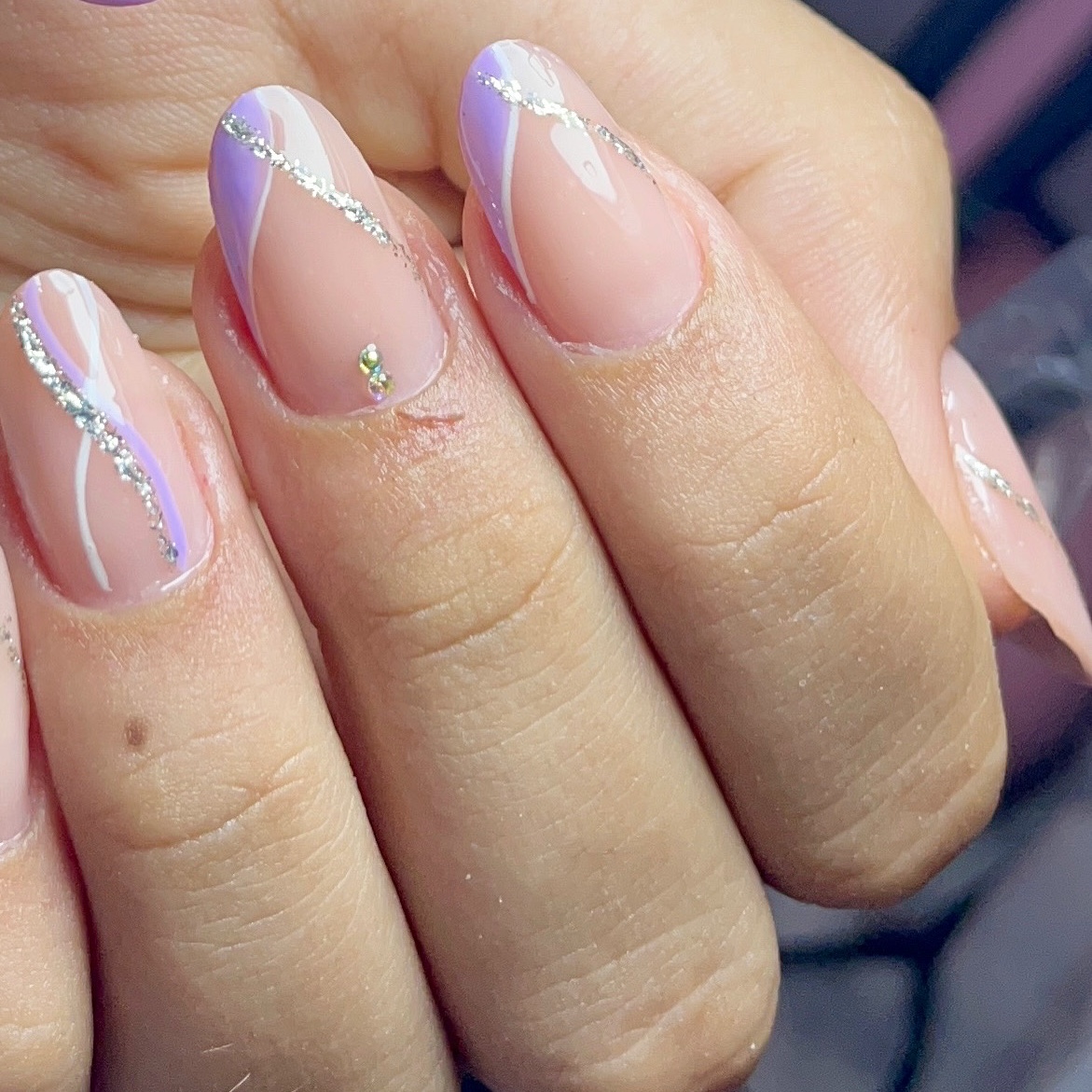 ALONGAMENTO Unha em gel decorada