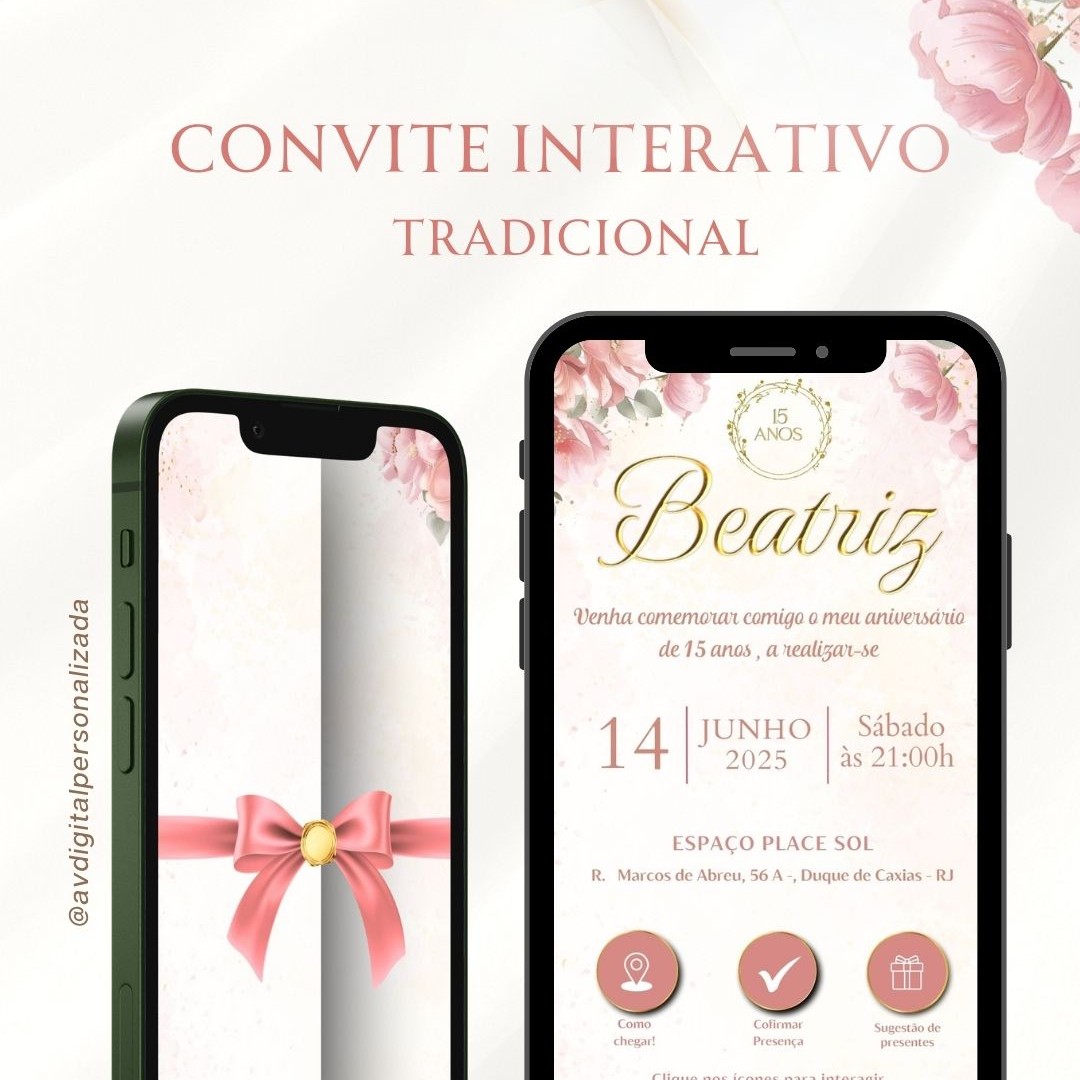Convite Interativo Simples