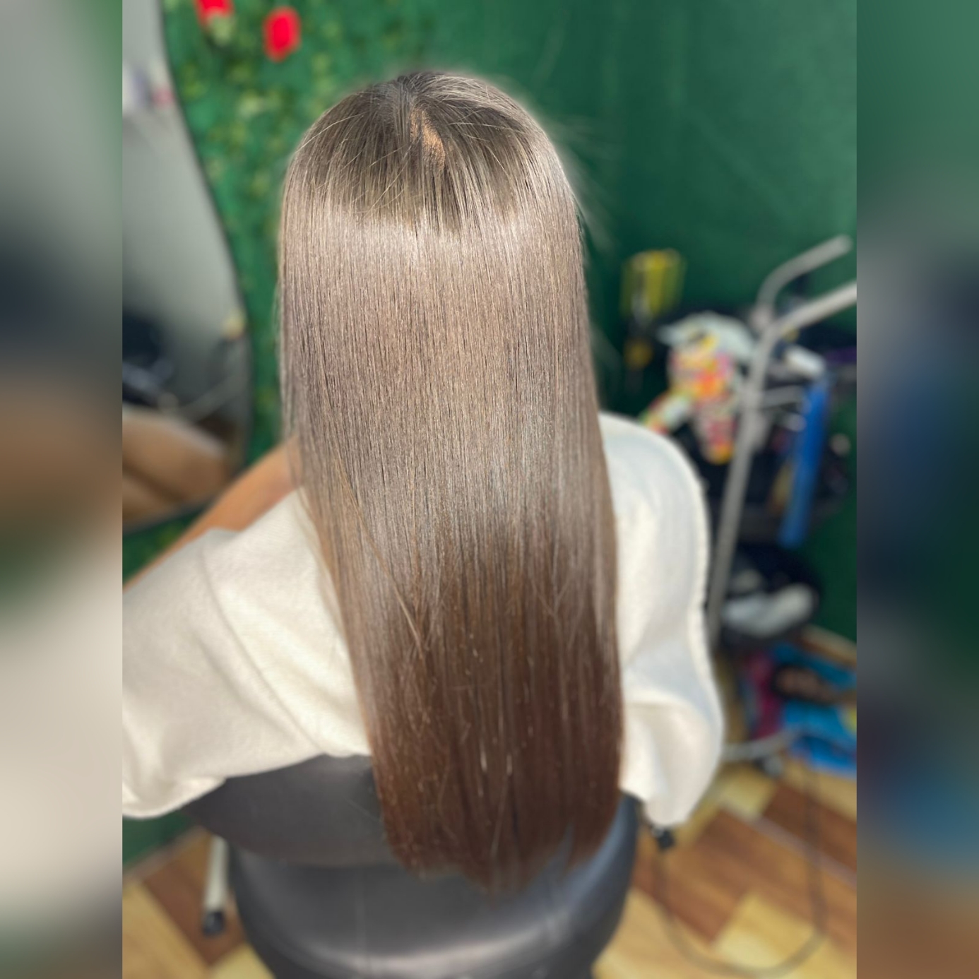 Retoque de raiz longo