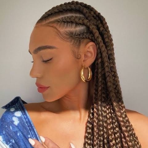 Fulani braids com box tudo incluso