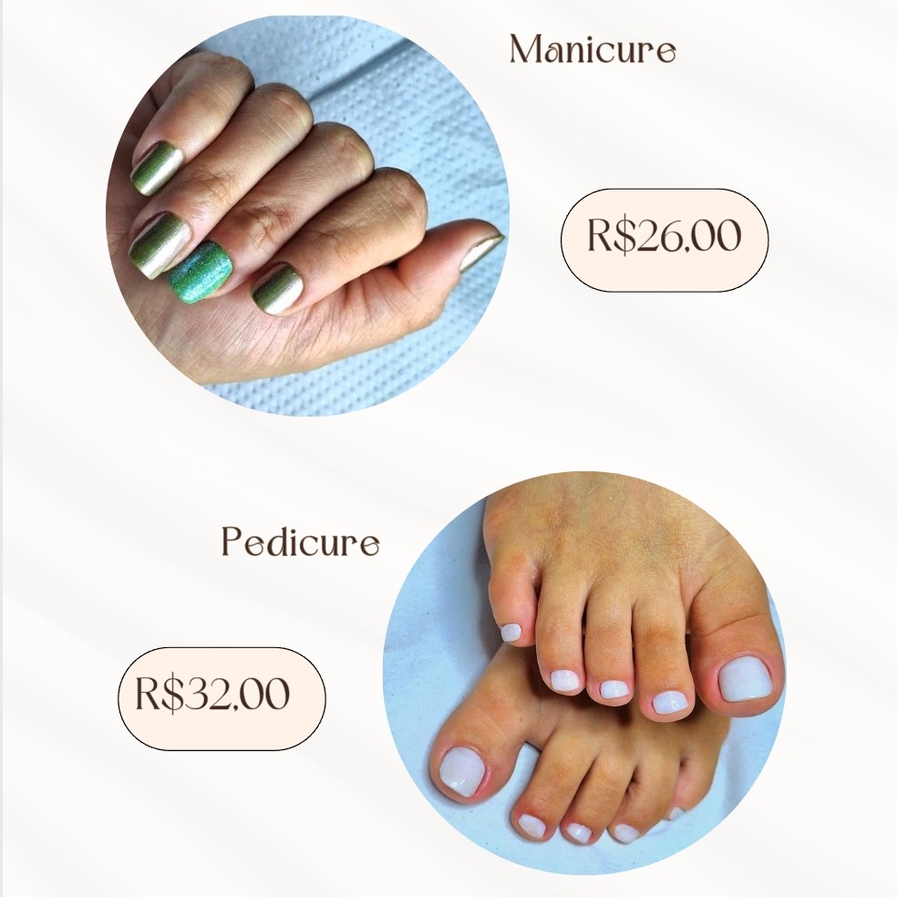 10.UNHA - Manicure e pedicure
