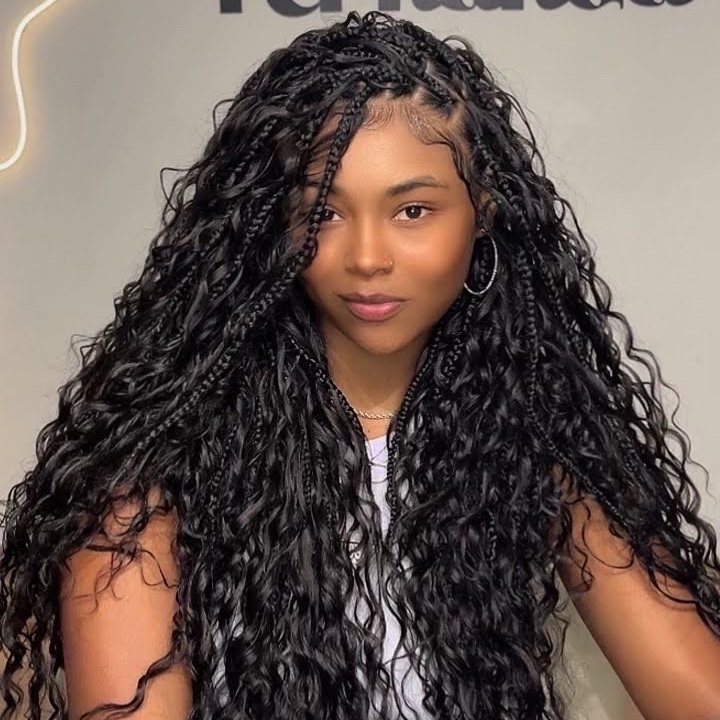 Boho braids mão de obra