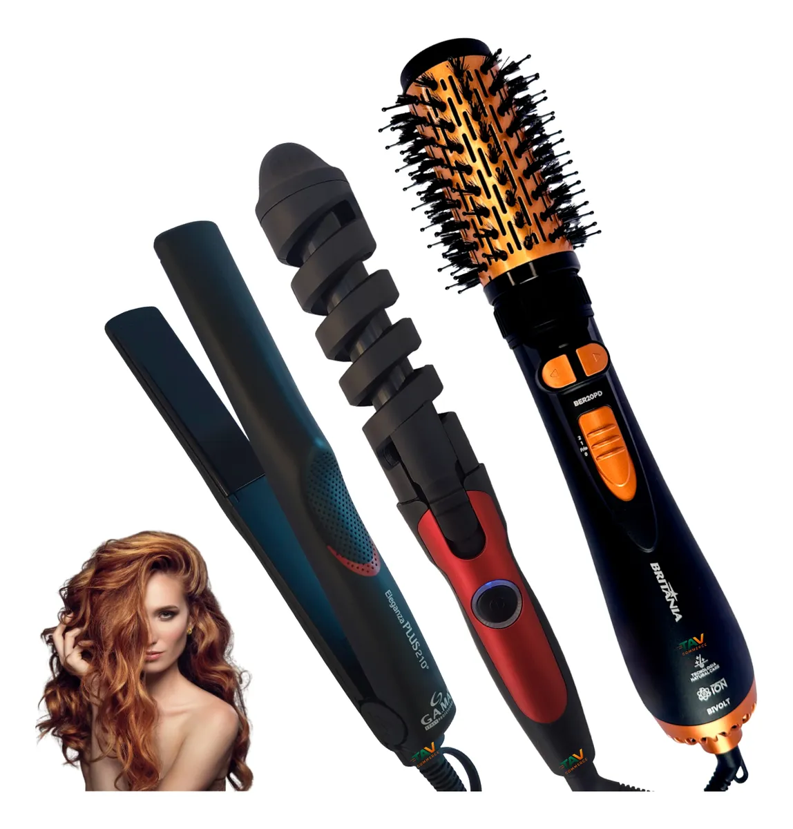 Escova com babyliss