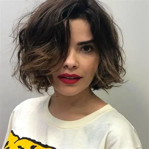 Retoque de mechas cabelo curto