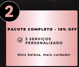 PACOTE COMPLETO - 10% OFF (03 PROCEDIMENTOS)