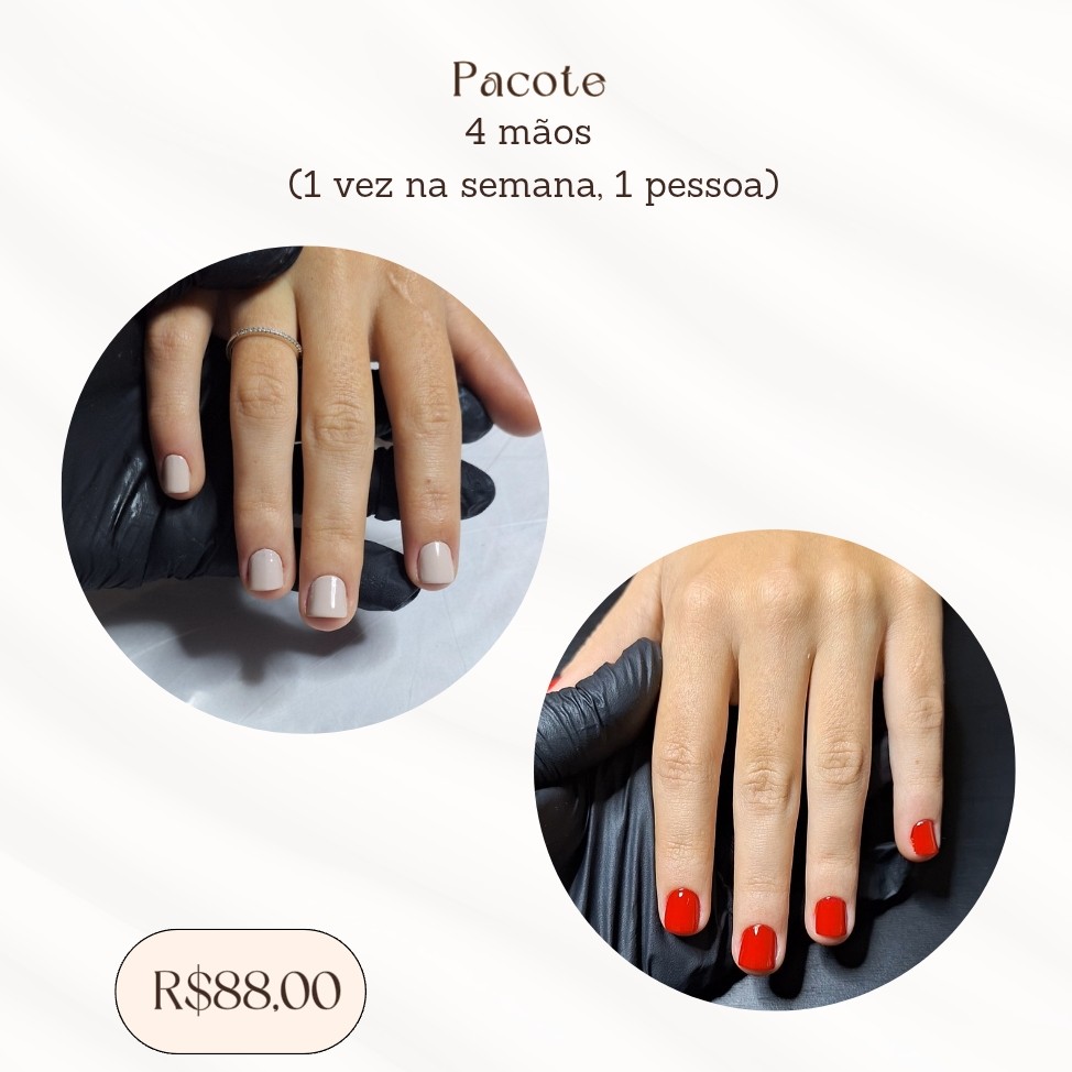 Pacote (4 mãos)