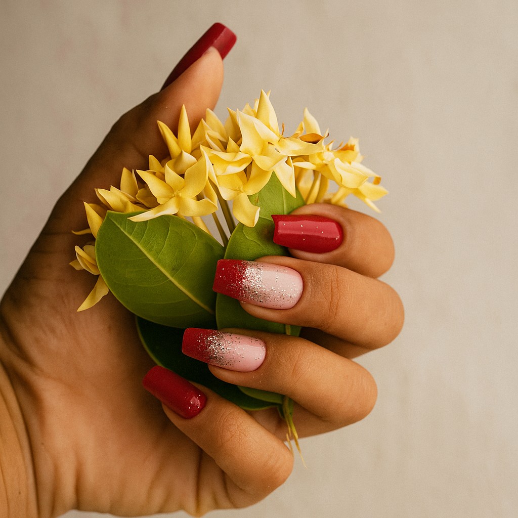 portica realista com esmaltação comum