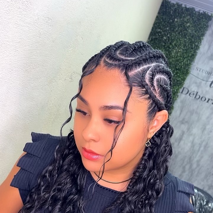 Ghana braids  cachos com material
