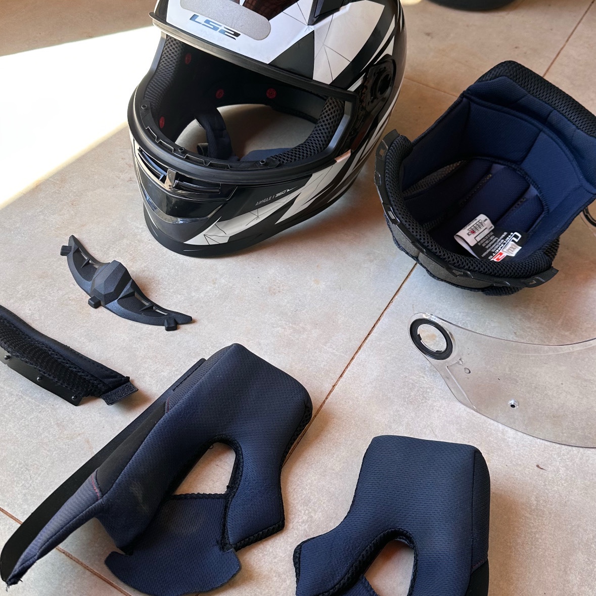 Higienização de Capacete