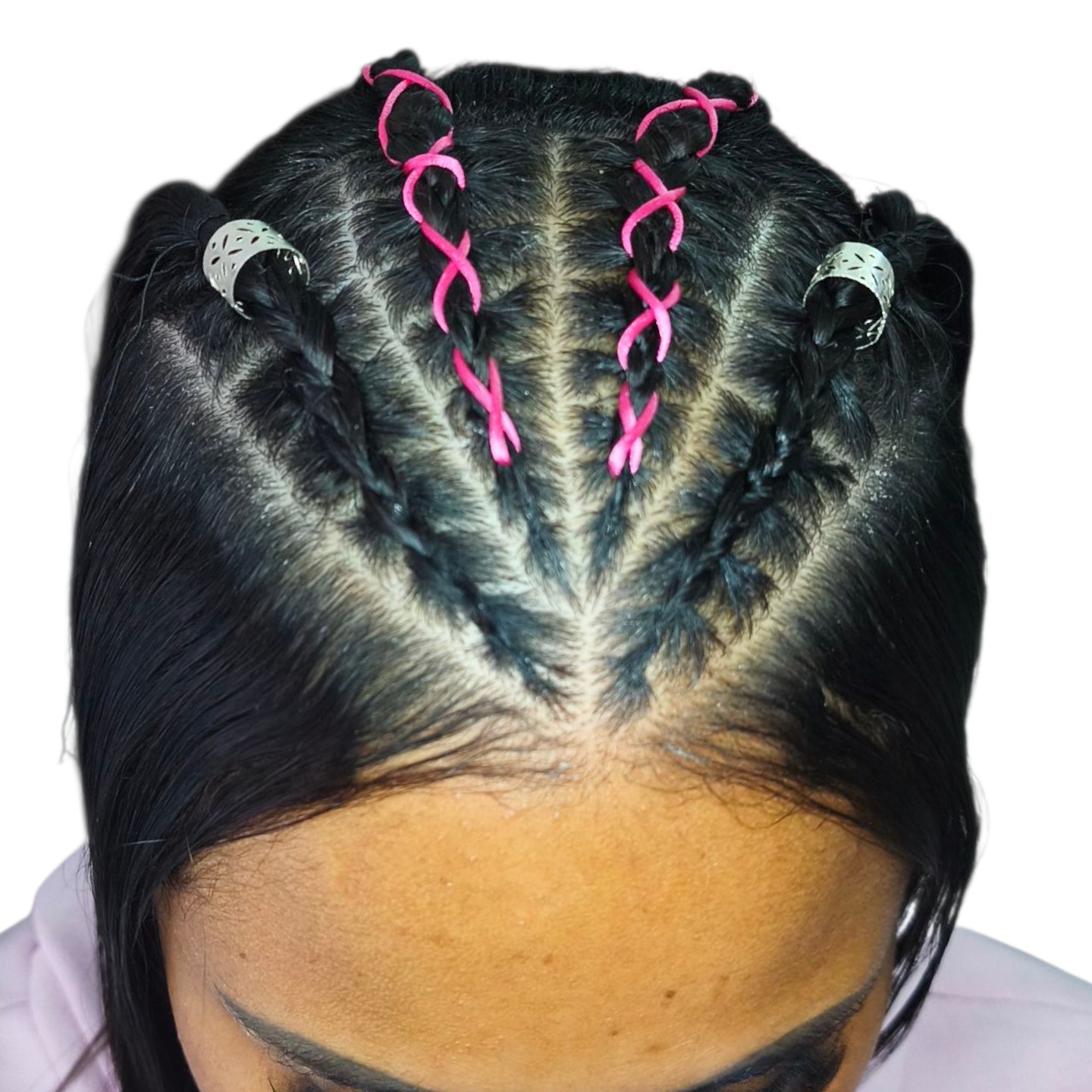 Trança nagô (4 a 6 tranças)