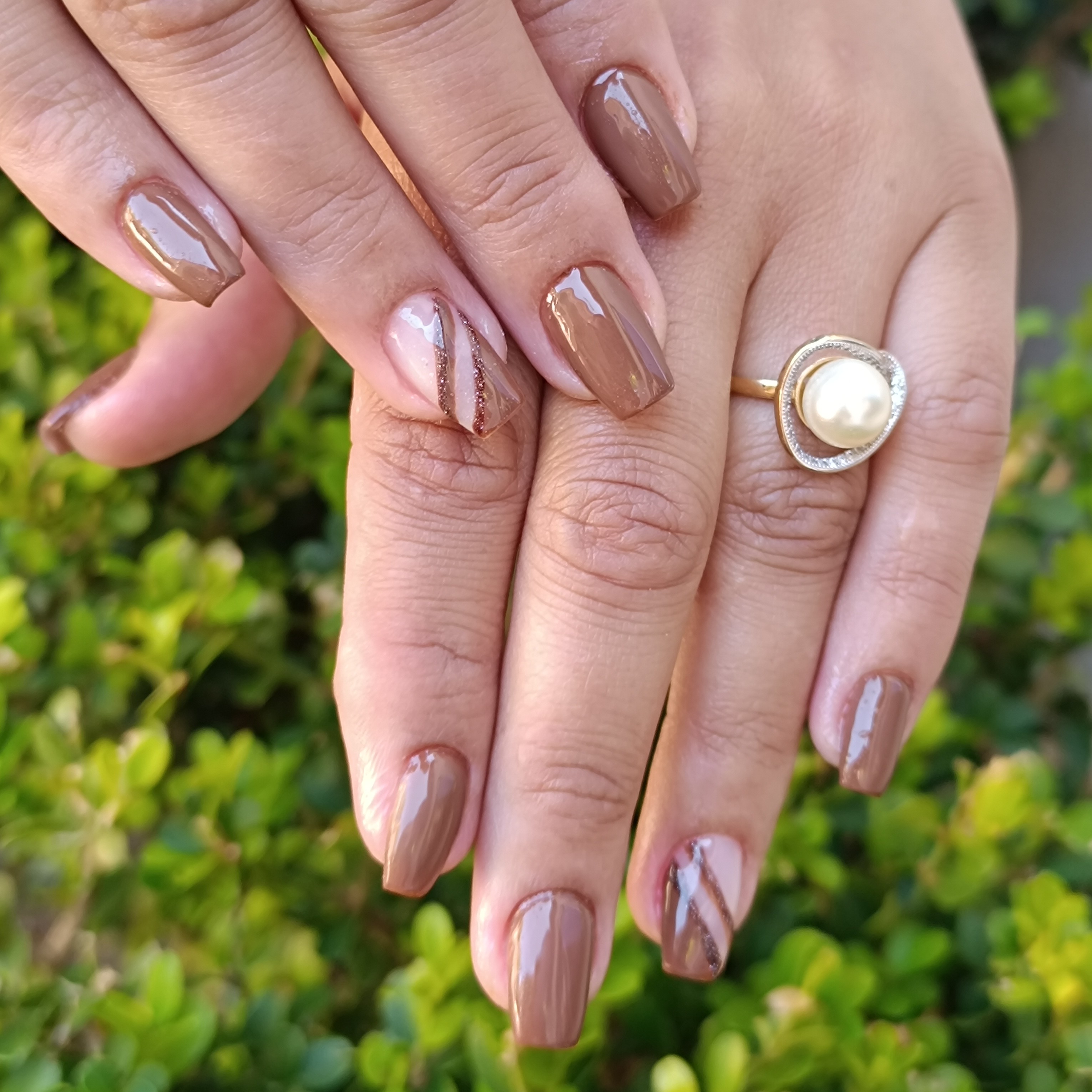 banho de gel + esmaltação em gel