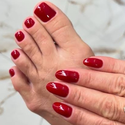 Esmaltação em gel PÉ E MÃO