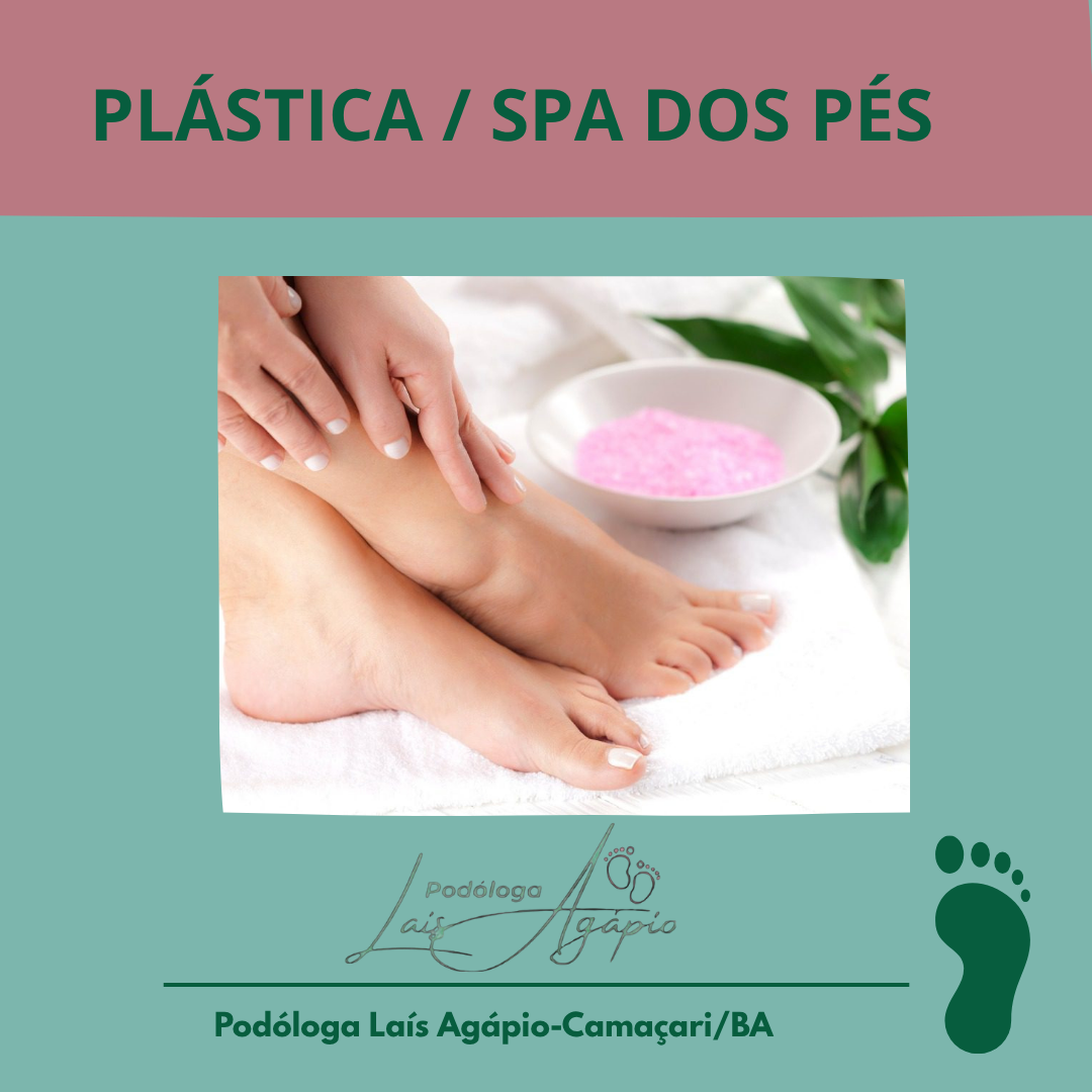 PLÁSTICA / SPA DOS PÉS - Serviço realizado em Camaçari, Bahia.