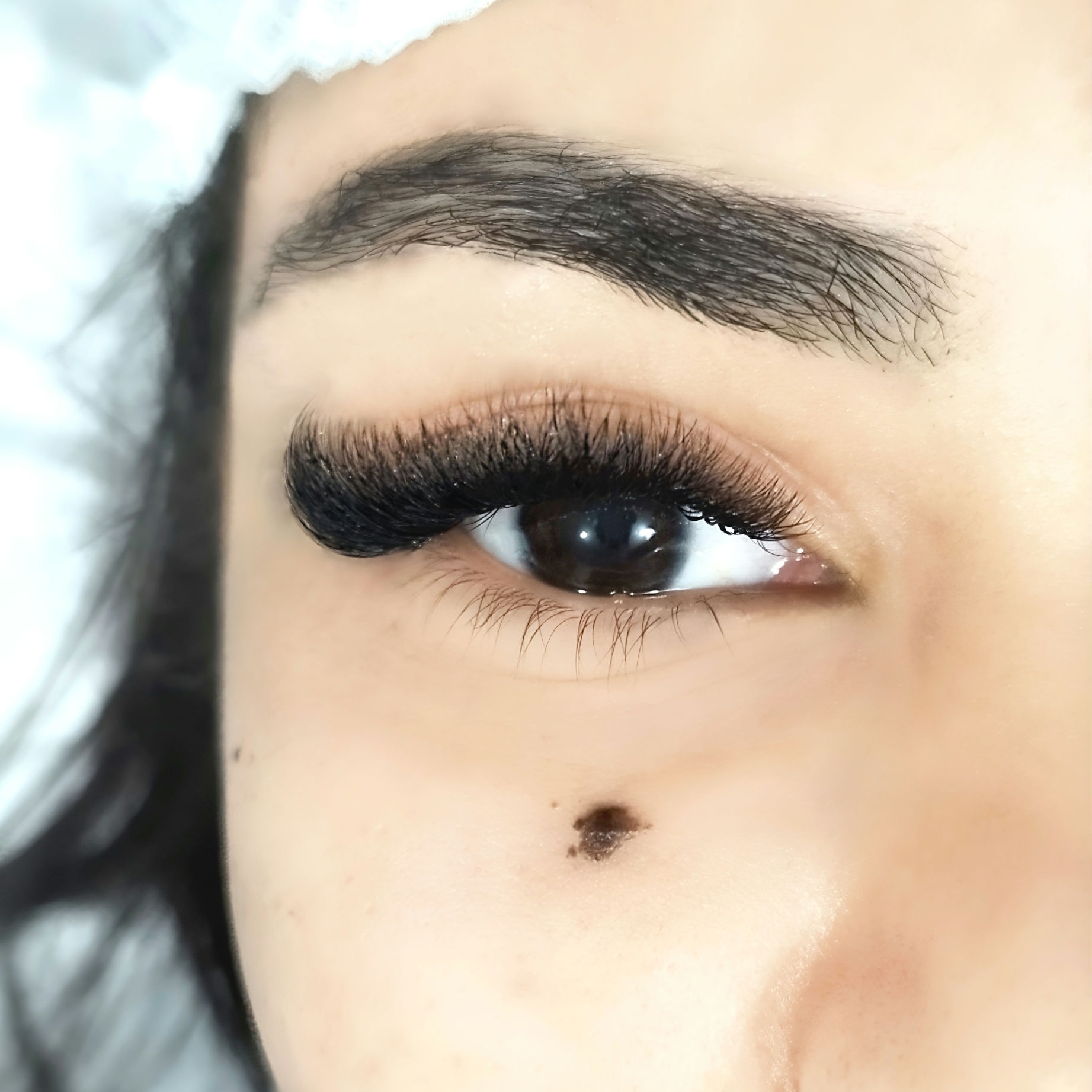 Saiu do catálogo. Volume Esfumado EXTENSÃO CHEIA 100% dos cílios preenchidos. Colocação ou manutenção. Indisponível.