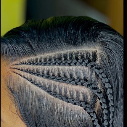 Trança nagô lateral