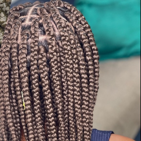 Box Braids meio das costas